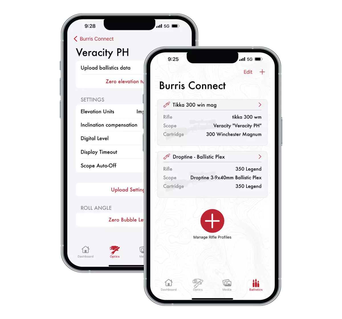 BurrisConnect App Review screenshot with Veracity PH scope integration for 2025 hunters